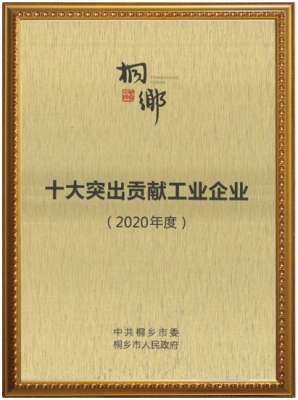 十大突出貢獻(xiàn)工業(yè)企業(yè)